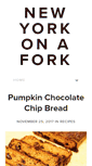 Mobile Screenshot of newyorkonafork.com